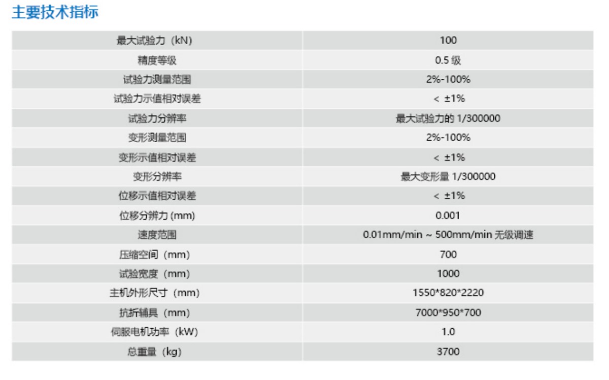 蒸压加气墙板抗折试验机-2